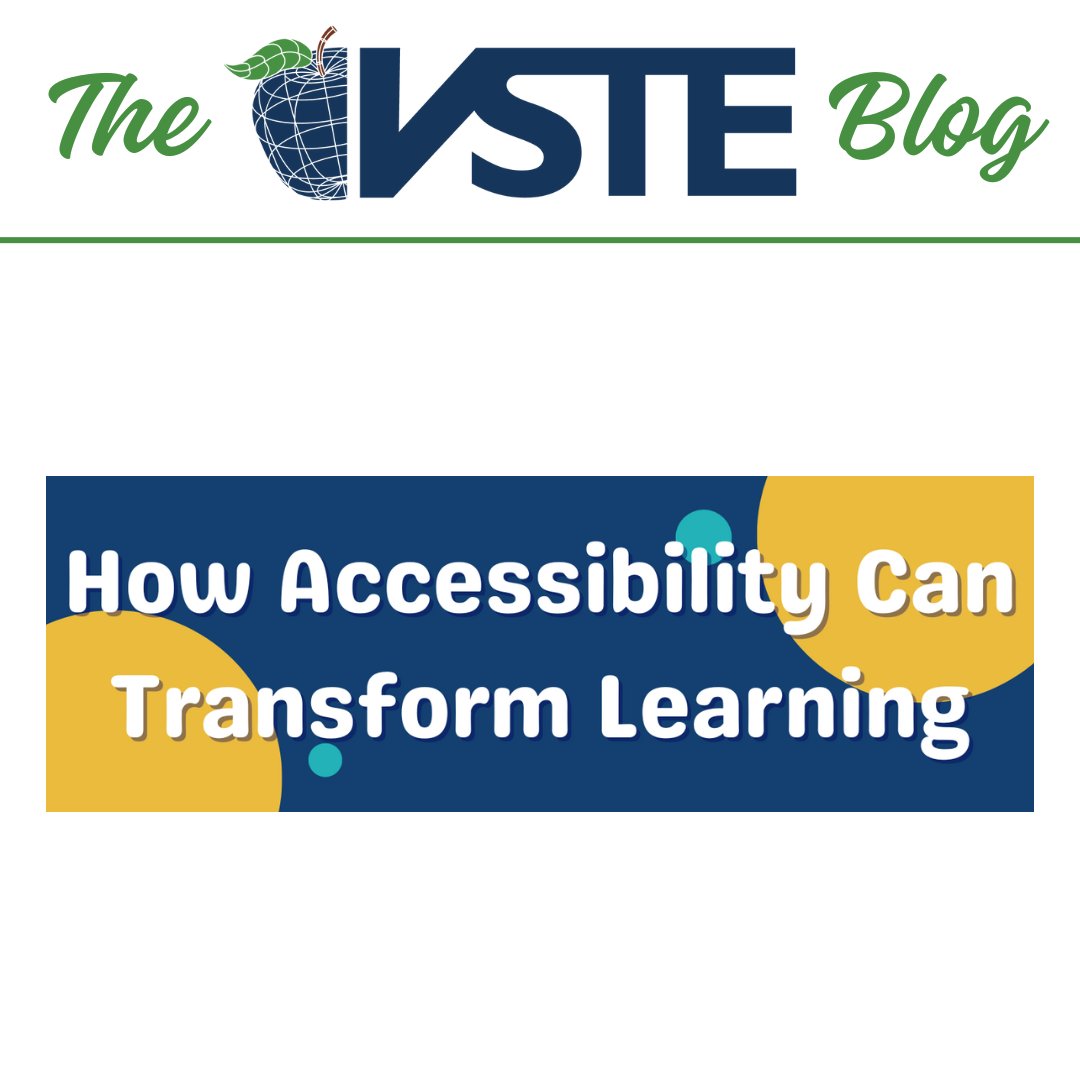 vste's tweet image. How Accessibility Can Transform Learning
vste.org/how-accessibil… via @VSTE
#accessibility #udl #inclusivepractices #A11y