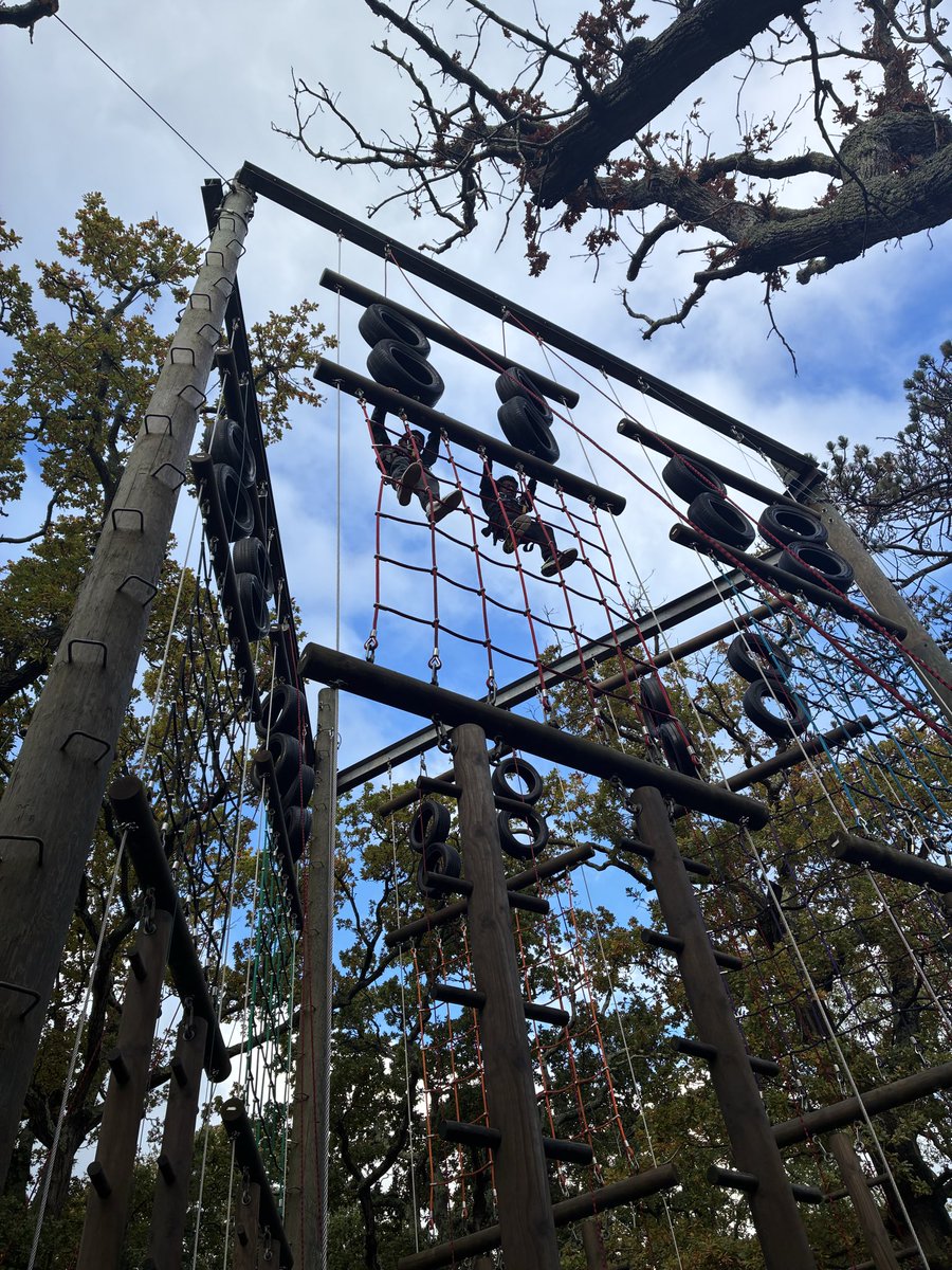 R2Civitas's tweet photo. There’s been a definite drop in temperature here 🥶but group 3 are still on fire! They sped to the top of the vertical challenge and scored really well in archery 🏹 https://t.co/jEor1bTB70
