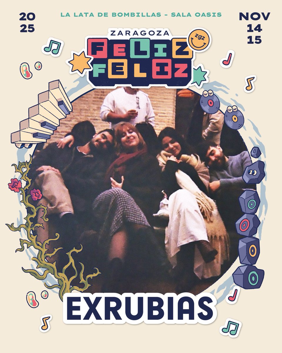 Las encargadas de abrir el festival de este año serán <a href="/exrubias/">Exrubias</a> , una de nuestras apuestas locales para esta edición

🫵🏼 No olvidéis que una de las mejores partes del festi es descubrir a los grupos jóvenes que están empezando🙂‍↕️