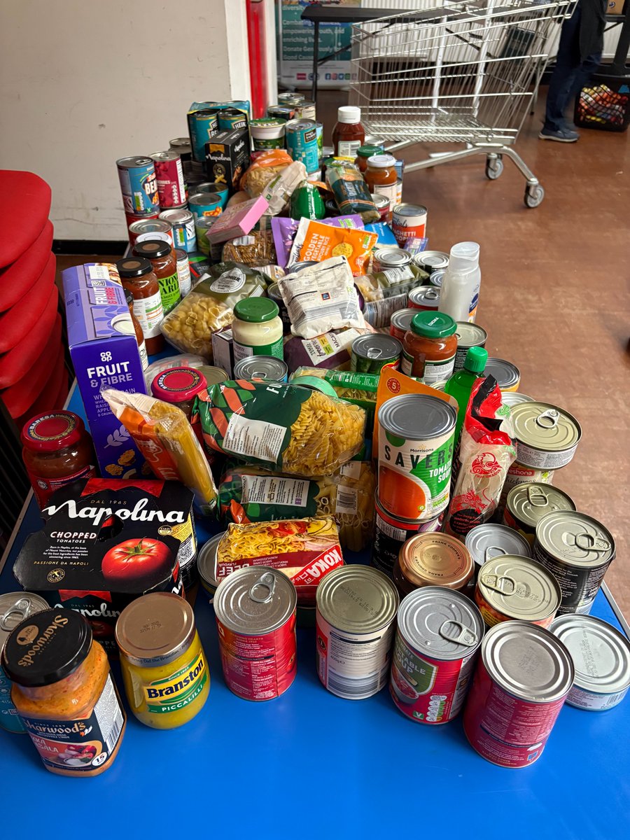 Wonderful donation from Edna Olds Primary Harvest Festival collection!