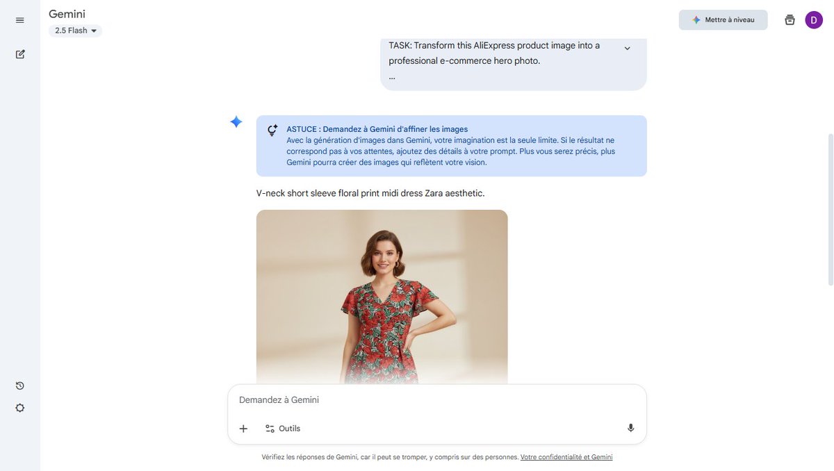DavidBlackHat's tweet image. Très souvent les images sont faites avec l'Intelligence Artificielle.
Comme les CV créés par l'outil de @baki_freecs.
Je te joins une version simplifiée du prompt.
Ainsi, il suffit de choisir un type de produit, importer sur Shopify, modifier les images et mettre en vente.