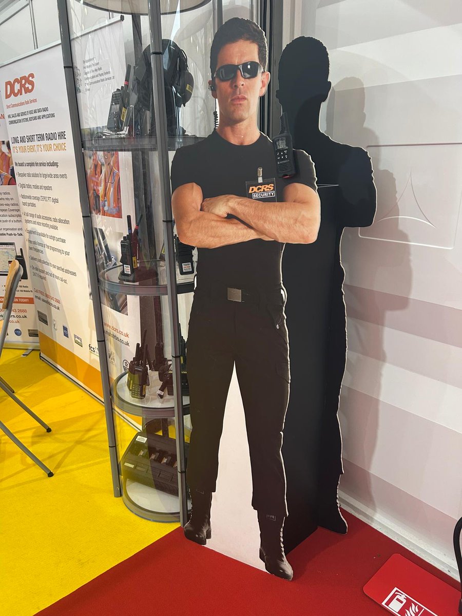 🎪 Half way through day 2 at The Showman’s Show!

A bit of rain never hurt anyone - especially with “Dave” our security guy keeping things in check! ☔

Stay dry, stay connected, and swing by Stand 30 to see Dave, Ray &amp; Steve. 👋

#TheShowmansShow #DCRSOnTheRoad #EventComms