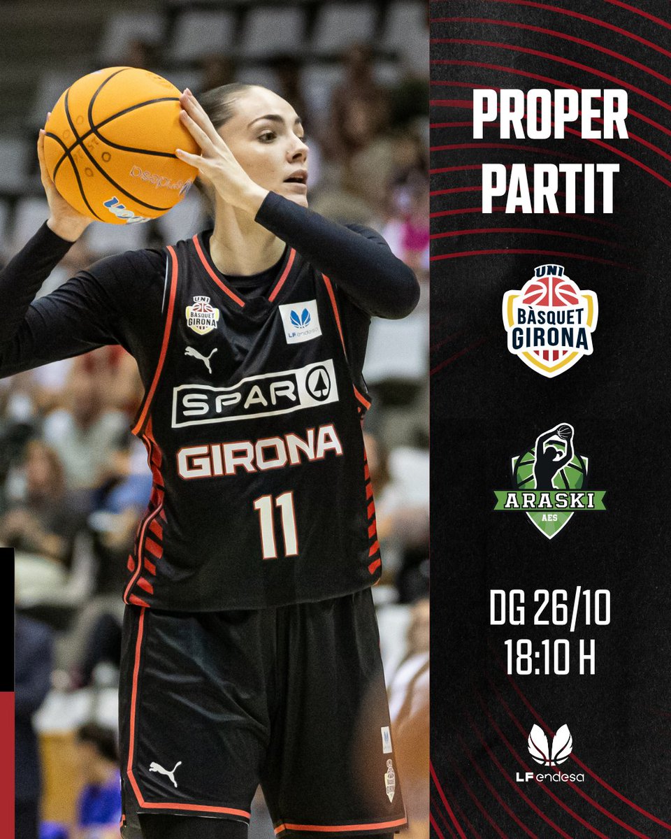 𝐏𝐑𝐎𝐏𝐄𝐑 𝐏𝐀𝐑𝐓𝐈𝐓 
🆚 Kutxabank Araski
📅 Diumenge, 18:10 h 
🏡 Fontajau
🎟️ Entrades: f.mtr.cool/sdijxzqwxu
𝒮𝑜𝓂-𝒽𝒾! 🔴⚪️