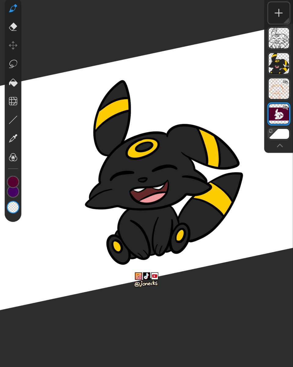 johnnexi's tweet photo. Roam through the nights with Umbreon! 🐈‍⬛🌙

#umbreon #doodle #cute #pokemon #cat  #drawing #fanart  
#ブラッキー #ポケモン https://t.co/HZMptJvjLf