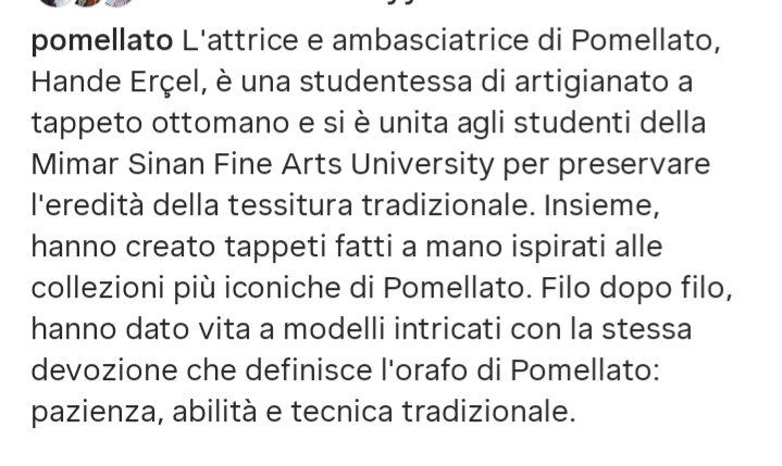 samynespoli's tweet photo. La passione per l'arte ha fatto incontrare Hande e Pomellato.
Un connubio meraviglioso.
Semplicemente arte 🥹
#HandeErçel
#Pomellato
#IconicaCollection https://t.co/qWPm85VMGO