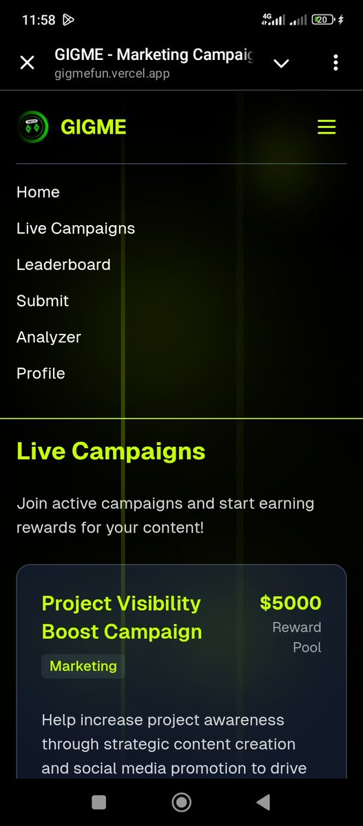 GIGME01's tweet image. Earn by making content @GIGME01 site is almost ready for now you can take a test 👇

gigmefun.vercel.app

1. What GIGME Will Do (Core Idea)

A platform that connects creators (content creators, KOLs, writers, moderators) with founders who need organic reach, visibility and…