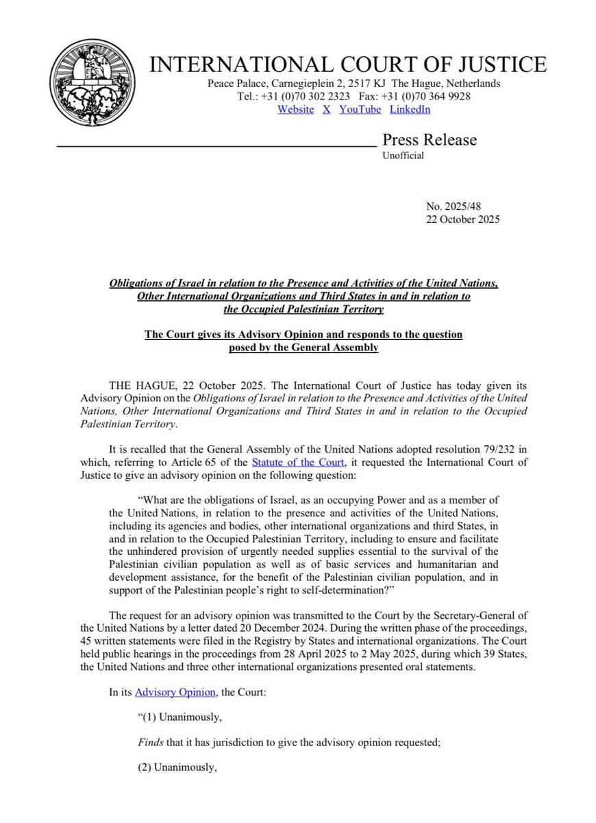 IRAN_in_NL's tweet image. ICJ ruled the Israeli regime, as the occupying entity, must allow humanitarian aid into #Gaza — &amp;amp; found no evidence behind its claims against #UNRWA. Yet Gaza’s children still face hunger and suffering.

#ICJ #Palestine #HumanRights