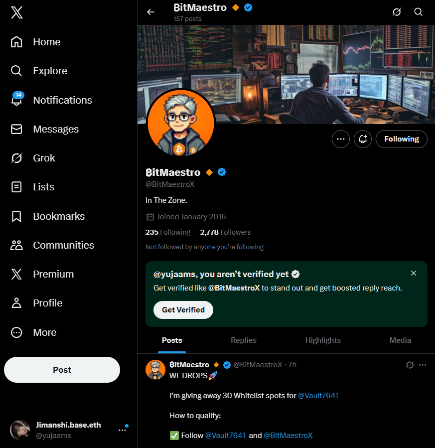 yujaams's tweet photo. @BitMaestroX @Vault7641 @grok DoguHDNUDqBBAvHNkrZ5Jgj37RB1XDQYMeV7xdST6XfP https://t.co/FV4CSnKX4R