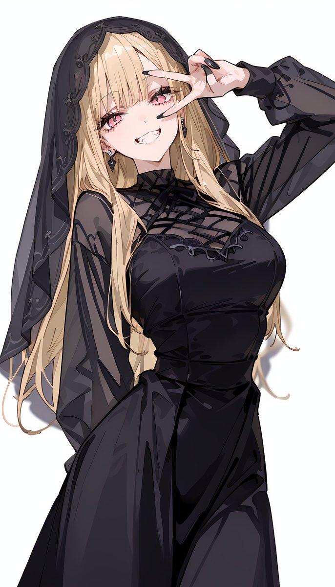Stealing the spotlight in Osaragi's elegant black gown—Marin Kitagawa's cosplay game is unmatched!  #MyDressUpDarling