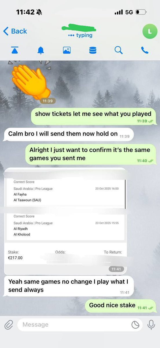 I DELIVER 100% RESULTS ONLY HERE 

IF YOU WORK WITH ME YOU’LL DEFINITELY GET PAID WITH NO STRESS 😎

And For Those That Are Unable To Bet With BET365, Fear No More Cause I Got You All Covered My Games Are Available On All Active Betting Platforms No Doubt.