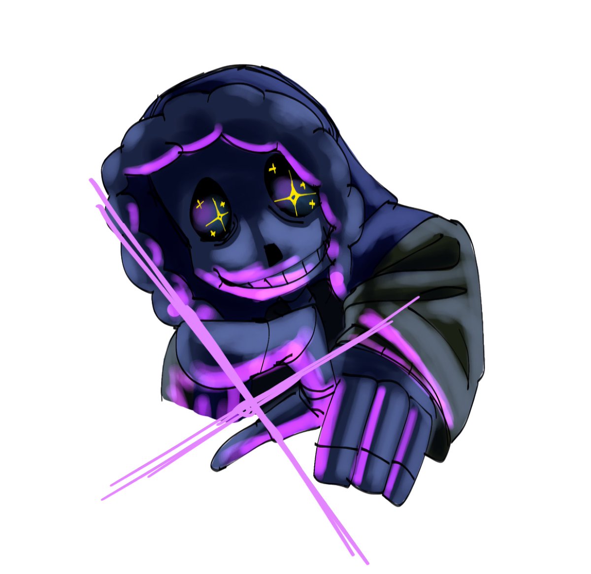 shoga_tea_1527's tweet image. #outerdust #undertaleAU #dusttale #sans #sansau
 OUTERDUST -NADIR-