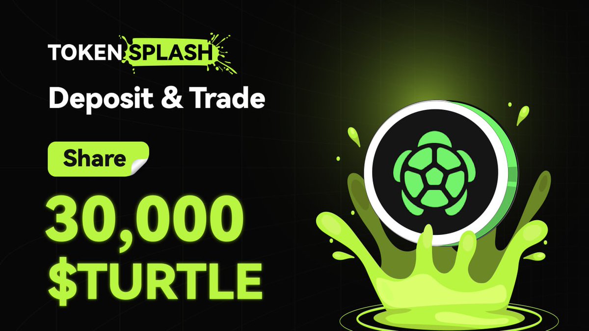 BitunixOfficial's tweet image. Deposit & Trade to Win 30,000 $TURTLE! 💰
@turtledotxyz joined #Bitunix Token Splash!
Trade and Earn Coins — Share a Prize Pool of 30,000 $TURTLEI
Join here 👉 short.bitunixads.com/hwNNuRCH