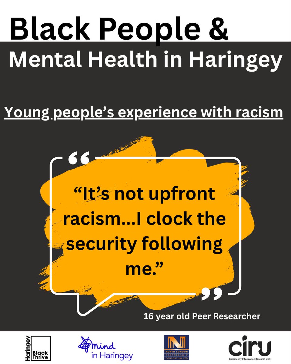 nlpcltd's tweet image. 🖤Mental Health of the Black Community in Haringey Report 🖤

👉Read more about the research findings here: tinyurl.com/45p87udr

#BlackPeopleMentalHealth #Haringey #YoungPeople #YouthVoices