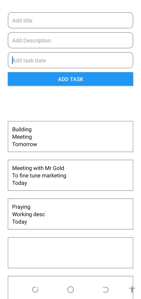 MrTechMedia's tweet image. I was trying something with firebase real-time data.
I added and also retrieve the information using the fetch tools.
I am excited about the project I will be building.
#reactnativemobileappdevelopment
#reactnative
