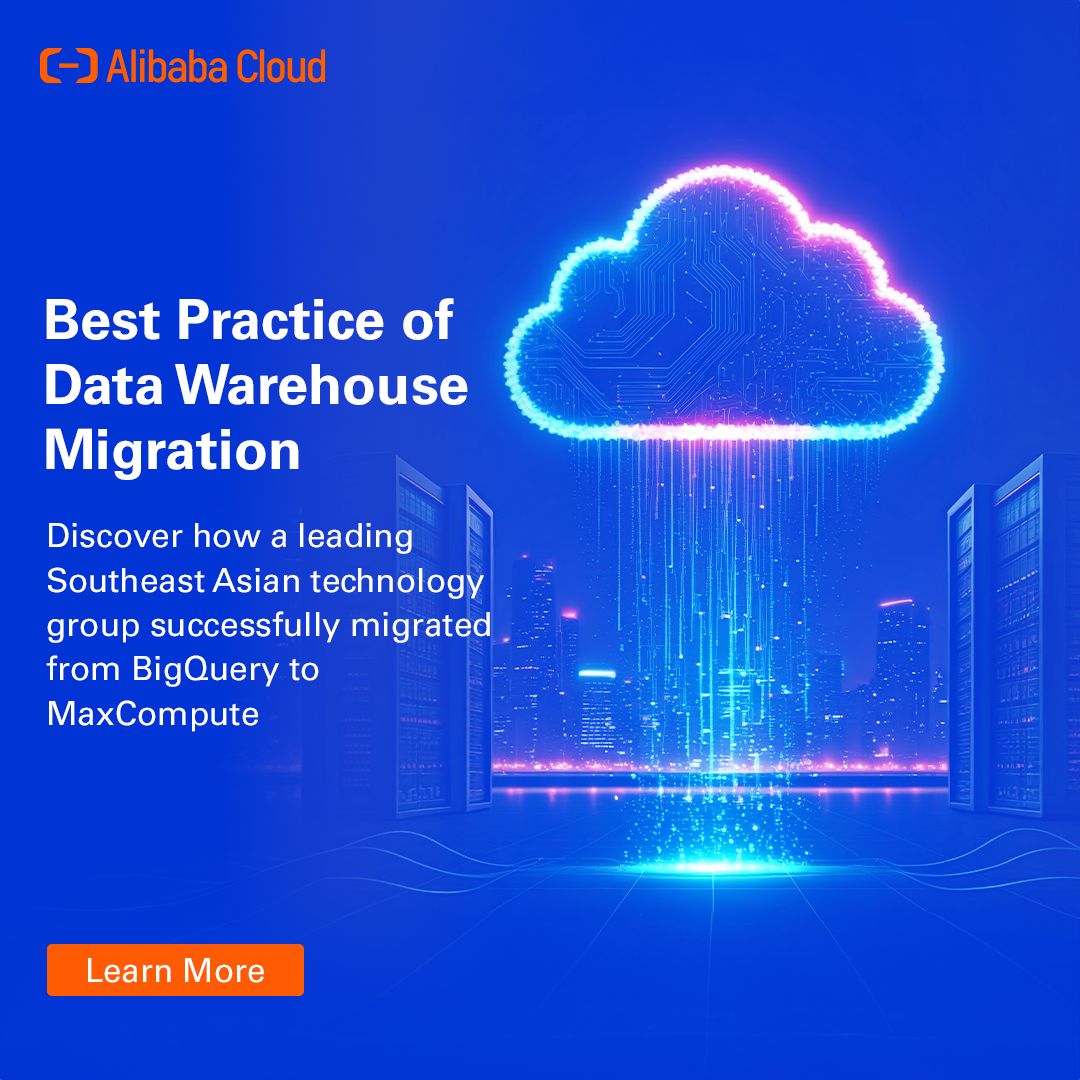 alibaba_cloud's tweet image. Explore our new blog series, Best Practice of Data Warehouse Migration, detailing how a leading Southeast Asian technology group successfully migrated from BigQuery to Alibaba Cloud MaxCompute.
From innovative Append Delta Tables and enhanced SQL execution, to real-time query…