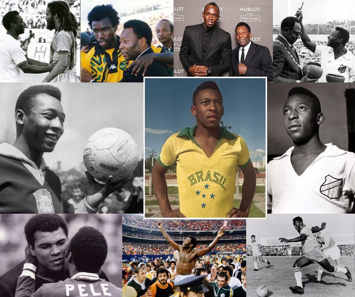 Pelé, (23 Oct 1940 – 29 Dec 2022), born 85 years ago today. The Seleção, #Brazil, entered #Jamaica’s consciousness in an era when few heroes in the global media looked like us. We, the Independence Generation, embraced them as ours; world-beaters led by the greatest footballer in