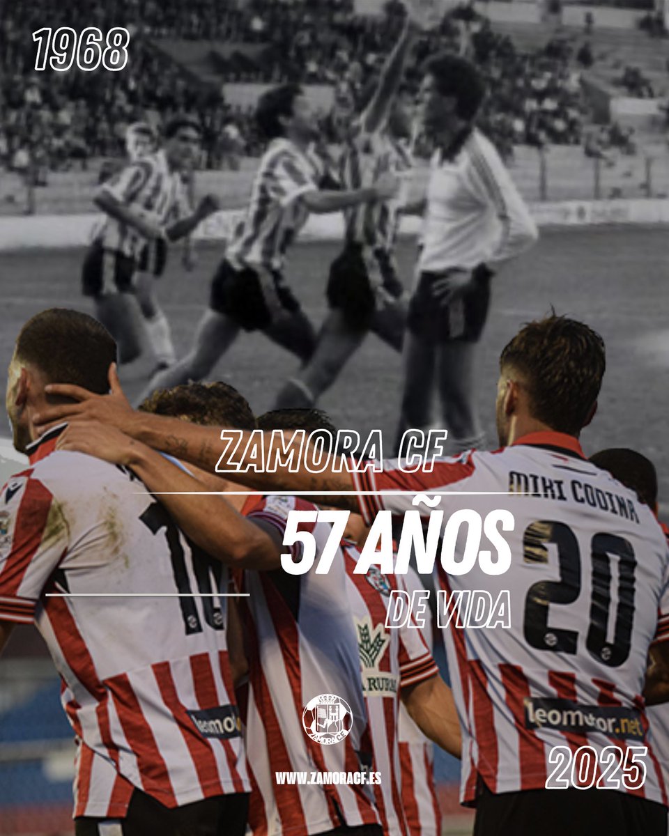CUMPLE ZCF🎂|

Hoy, 23 de octubre de 1968, nació el Zamora CF, aunque la pelota empezara a rodar en 1969 ⚽️

57 años después, sigue latiendo la misma ilusión. La historia continúa. ❤️🤍

#VamosMiZamora
