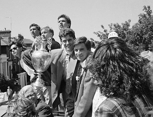 Arsenal get the cup and title in 1989.