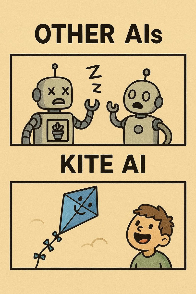ArponBhowmik1's tweet image. Most AI tools give you chatbots.
@GoKiteAI  AI gives you agents — powered by your data, APIs, and blockchain.
No code. Full control. 🪁
#KiteAI #AIagents #NoCodeAI