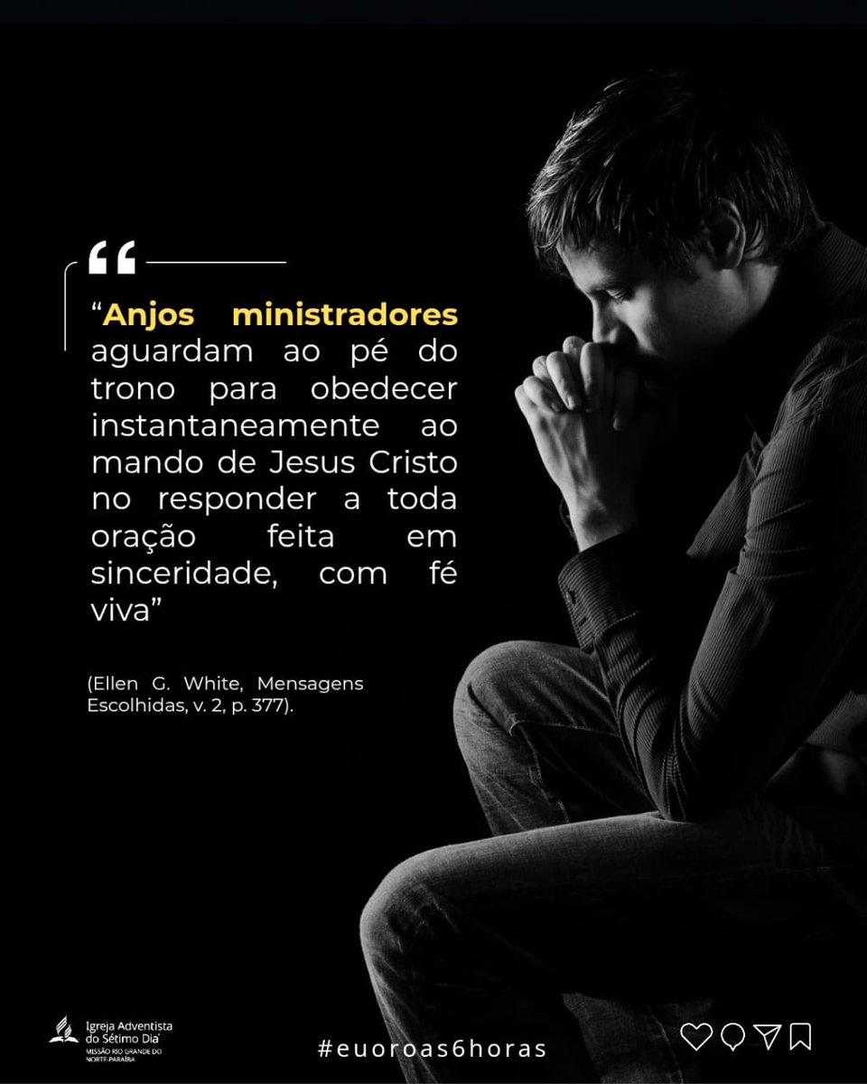 A tua oração te liga a mente do Rei do universo! #euoroas6horas🛐