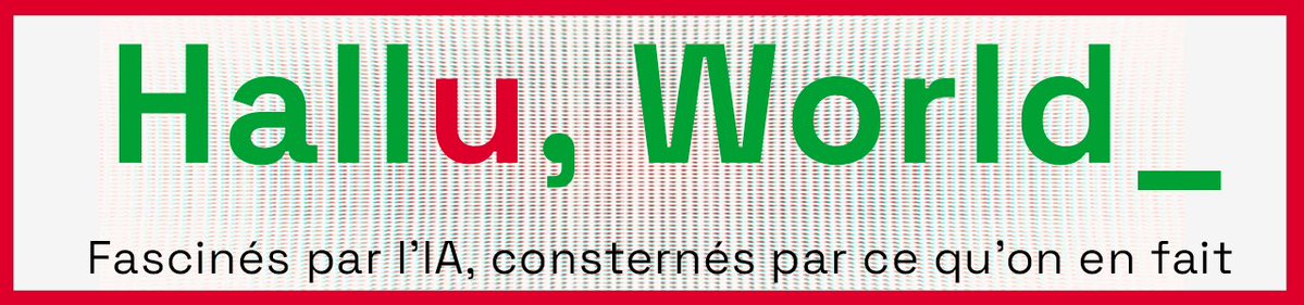 Vous en avez marre de devoir "choisir un camp" sur l'IA ?

Avec <a href="/MatthieuBalu/">Matthieu Balu</a>, on lance Hallu World : la newsletter pour ceux qui sont fascinés par l'IA, mais consternés par ce qu'on en fait.

RDV jeudi 30/10 
Pré-inscriptions gratuites 👉forms.gle/kPWkwZ4gjzVvvy…