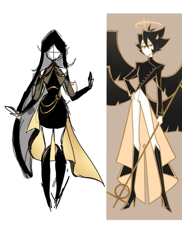 Rhea✨🪽🌙

When your OC is inspired by your favorite character XD ,this is just The first doodle i made of her, i'm reality her design will be a little different but i wanted to show you this ✨ (I wish they didn't look so much alike) 🥲

Azy belong to: <a href="/esbellesantos/">🔻𝕖𝕤𝕓𝕖𝕝𝕝𝕖 🔺</a>