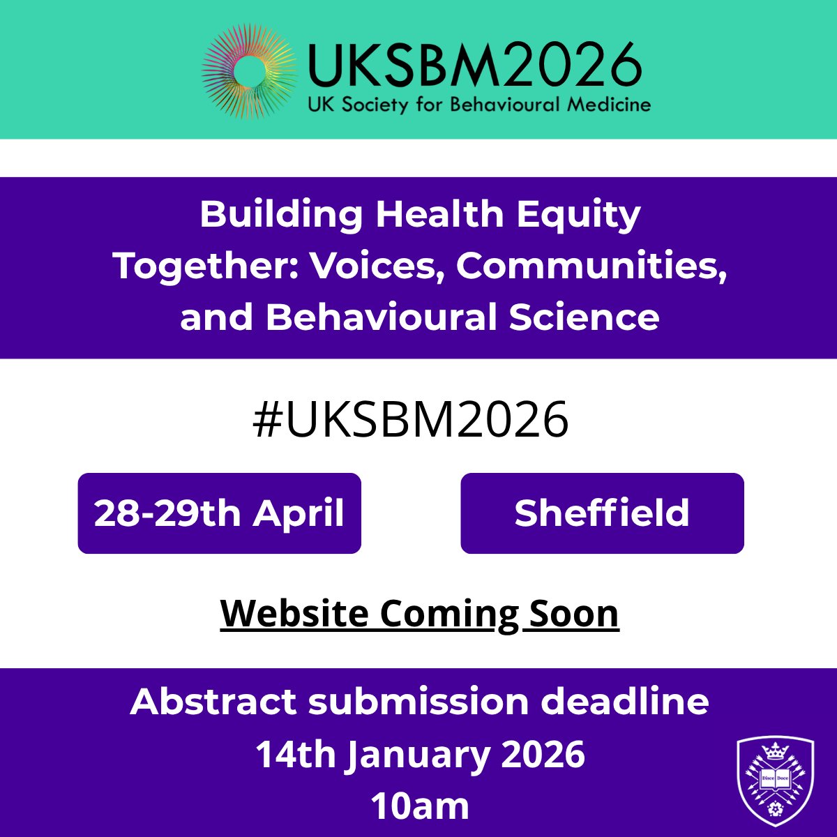 UK Society for Behavioural Medicine tweet media