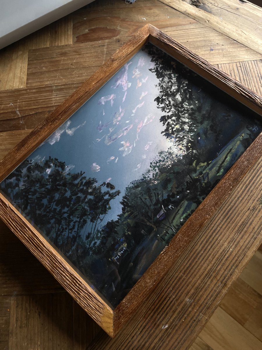 私が描いたパステル画 Japanese Print 