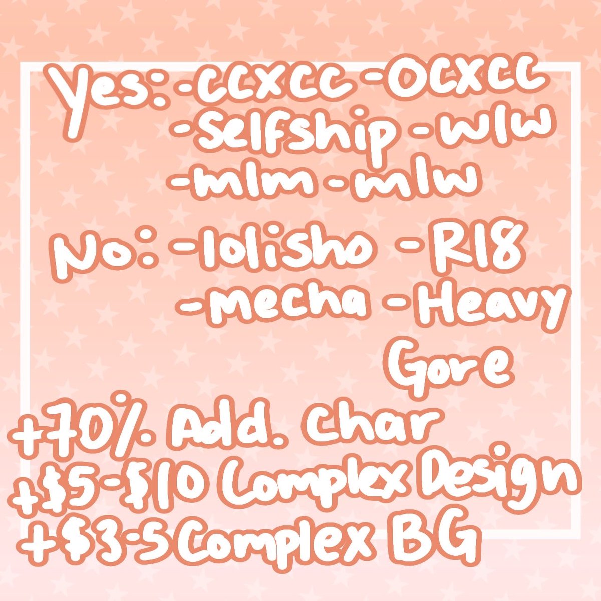 berrybituin's tweet image. reopening my comms 🎉
examples + policies can be found here → starclipscomms.carrd.co

♡ + ↻ are highly appreciated!