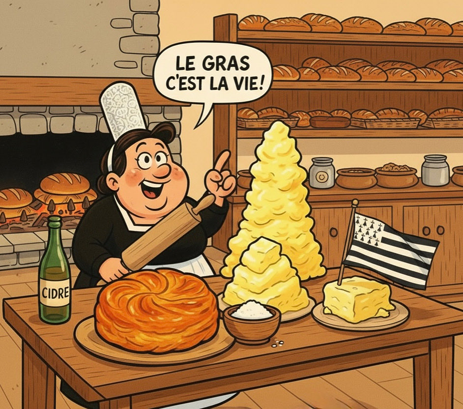 Le beurre demi-sel, c’est la vie 😇🥰 #Bretagne