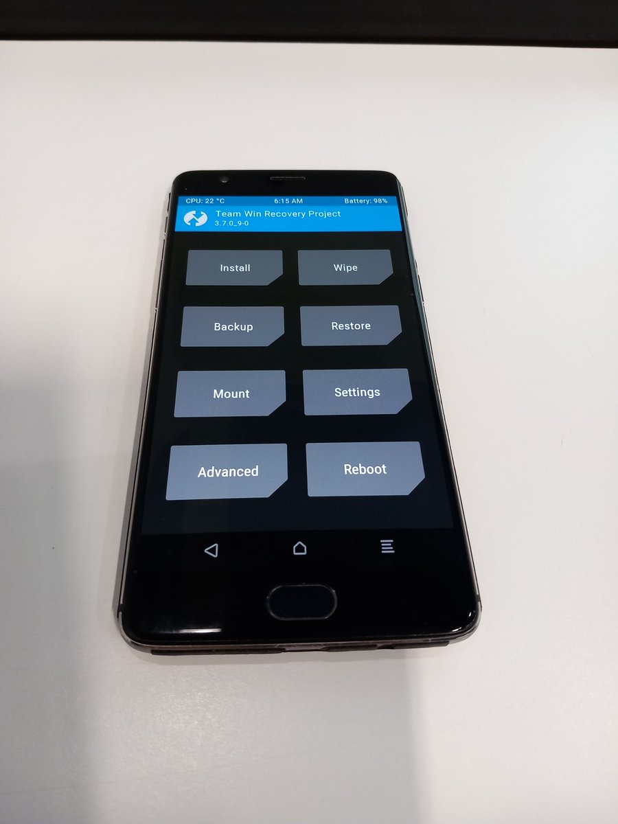 TWRP on OnePlus 3T