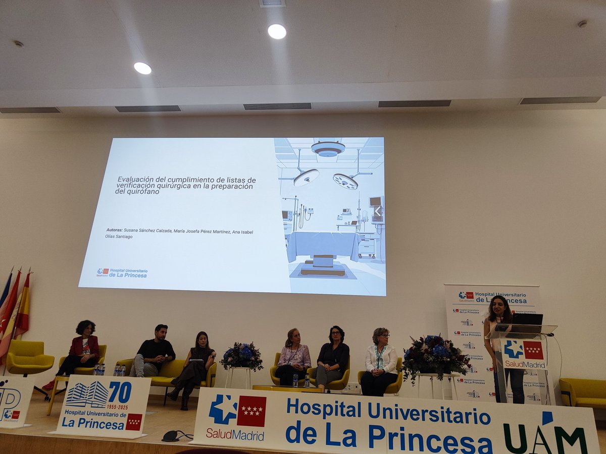 Dña. Susana Sánchez Calzada, última ponente de la mesa 2️⃣ nos comparte su ponencia sobre Verificación Quirúrgica: un paso clave para garantizar la seguridad del paciente y mejorar los resultados quirúrgicos.
✔️Hablemos de buenas prácticas