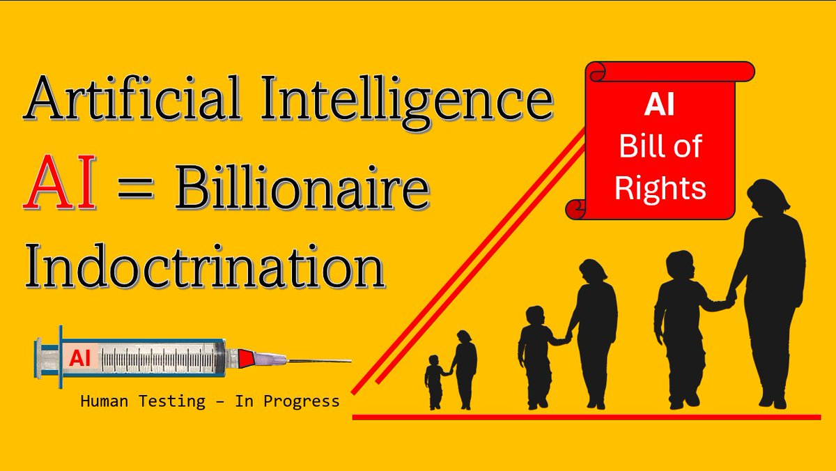 DFashenpour's tweet image. Checkout the AI BILL of Rights @ WorldOutsource.com

Press Here:
AI Bill of Rights youtu.be/NIRrVuUcHNU?si… via @YouTube

Artificial Intelligence (AI) has been described as a growing entity - one that starts its immature life with a Large Language Model (LLM - the &apos;brain&apos;),…