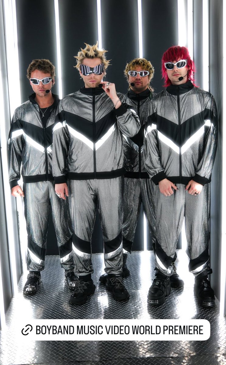 Tha5SOSFamily's tweet image. 5SOS via their Instagram story - join the video premiere! youtu.be/E2xrxPjg8pw