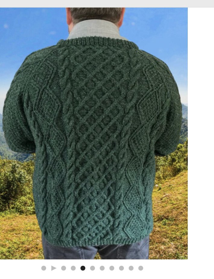 ScotKnitter's tweet photo. https://t.co/yrZXs1ShIi
Hand knitted in Pure Scottish Aran Wool in Forest Green - this sweater fits chest size 112-117cms
#CraftBizParty #firsttmaster #MHHSBD #Aranwool https://t.co/H0PI6IpFrH