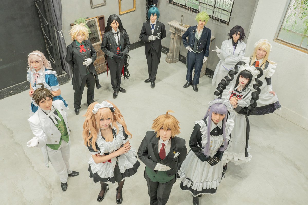 【コスプレ】
ダンガンロンパシリーズ
　メイド執事コラボ衣装

Photo: <a href="/tanakanyi/">にぃ a.k.a. フランキー田中</a>
#1012ロンパのメイド執事