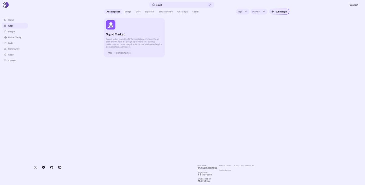 We joined the <a href="/inkonchain/">ink</a>  ecosystem 🐙 !

This motivate us to raise the bar and improve our product, thanks for supporting us 💜