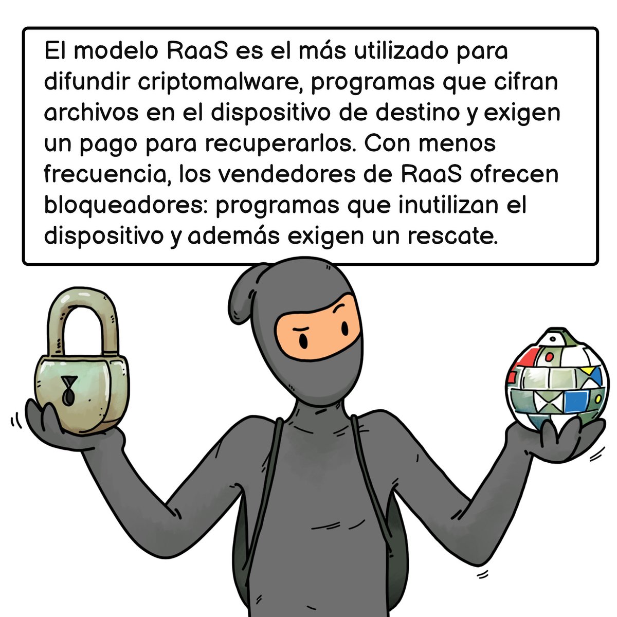 KasperskyES's tweet image. El modelo RaaS (Ransomware as a Service) permite que incluso personas sin conocimiento puedan llevar a cabo ataques de #ransomware.