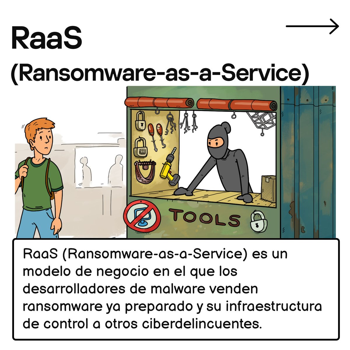 KasperskyES's tweet image. El modelo RaaS (Ransomware as a Service) permite que incluso personas sin conocimiento puedan llevar a cabo ataques de #ransomware.
