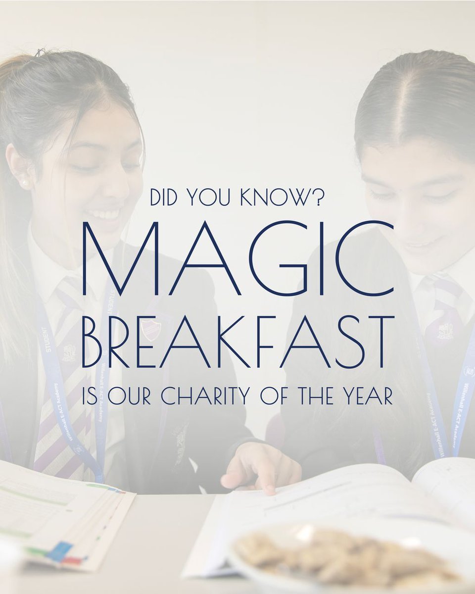 Did you know❓
Magic Breakfast is our Charity of the Year! 🥣

They ensure no child starts school too hungry to learn—supporting 300K+ kids daily across England &amp; Scotland.

Help us make a difference:
👉 Donate: tinyurl.com/2djew8xn
👉 Share this post!

#MagicBreakfast