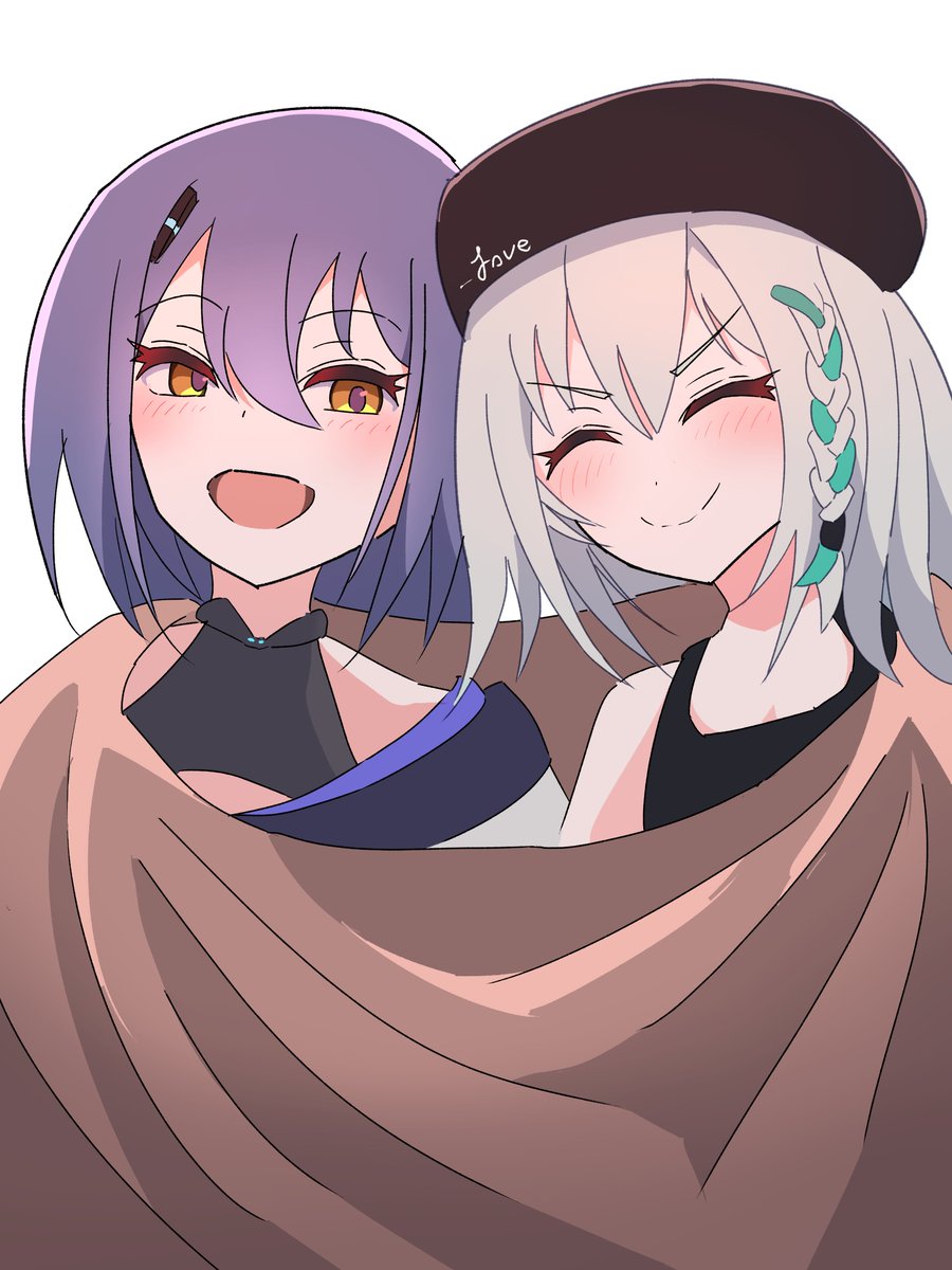 reni_maar's tweet image. 寒さ対策

#あおぎり高校美術部
#MoemiART
#etra_art