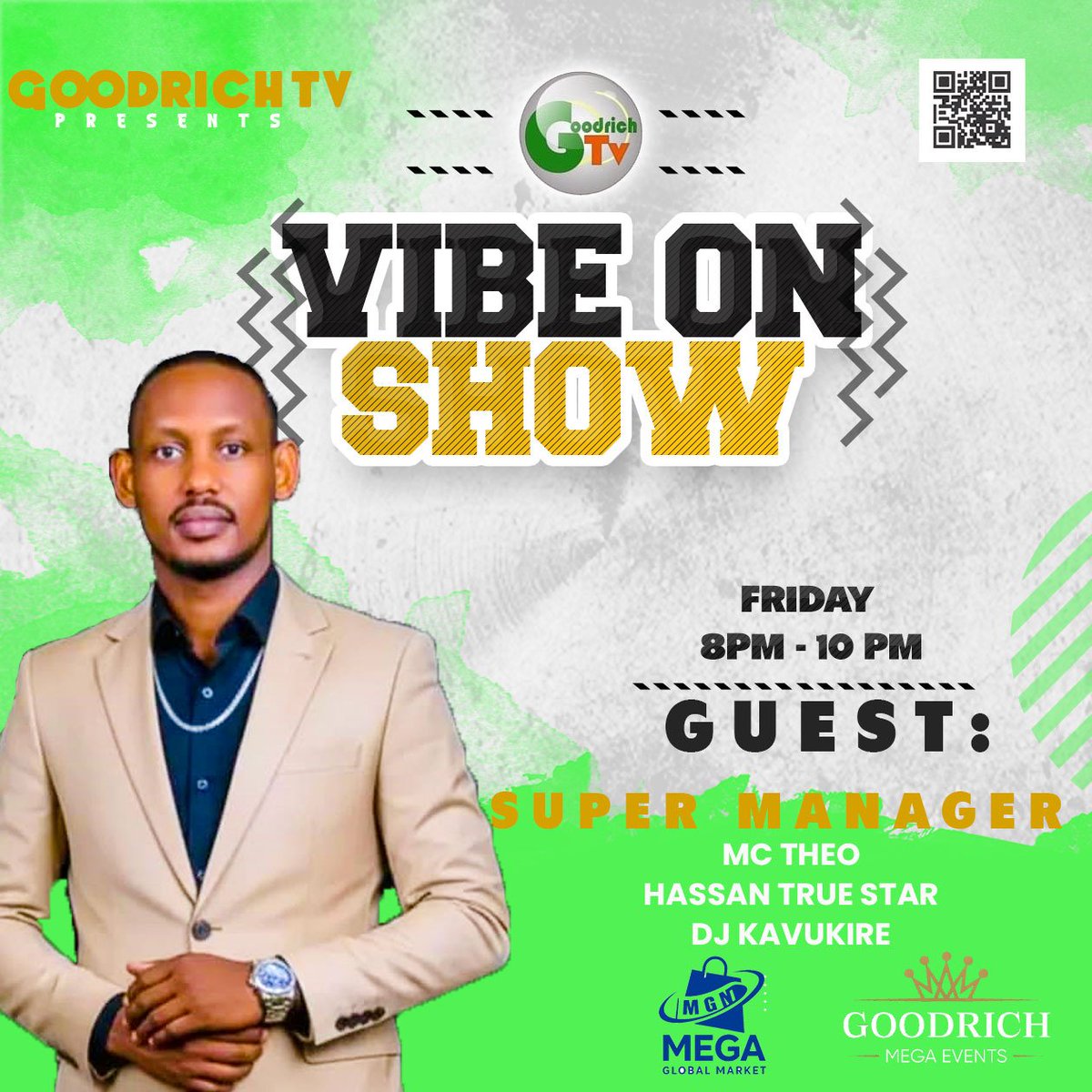 Tubararikiye kuzakurikira ikiganiro VIBES ON SHOW kuri uyu wa Gatanu. Twatumiye Gakumba Patrick ‘Super Manager‘. 

Tuzamukubarize iki ?