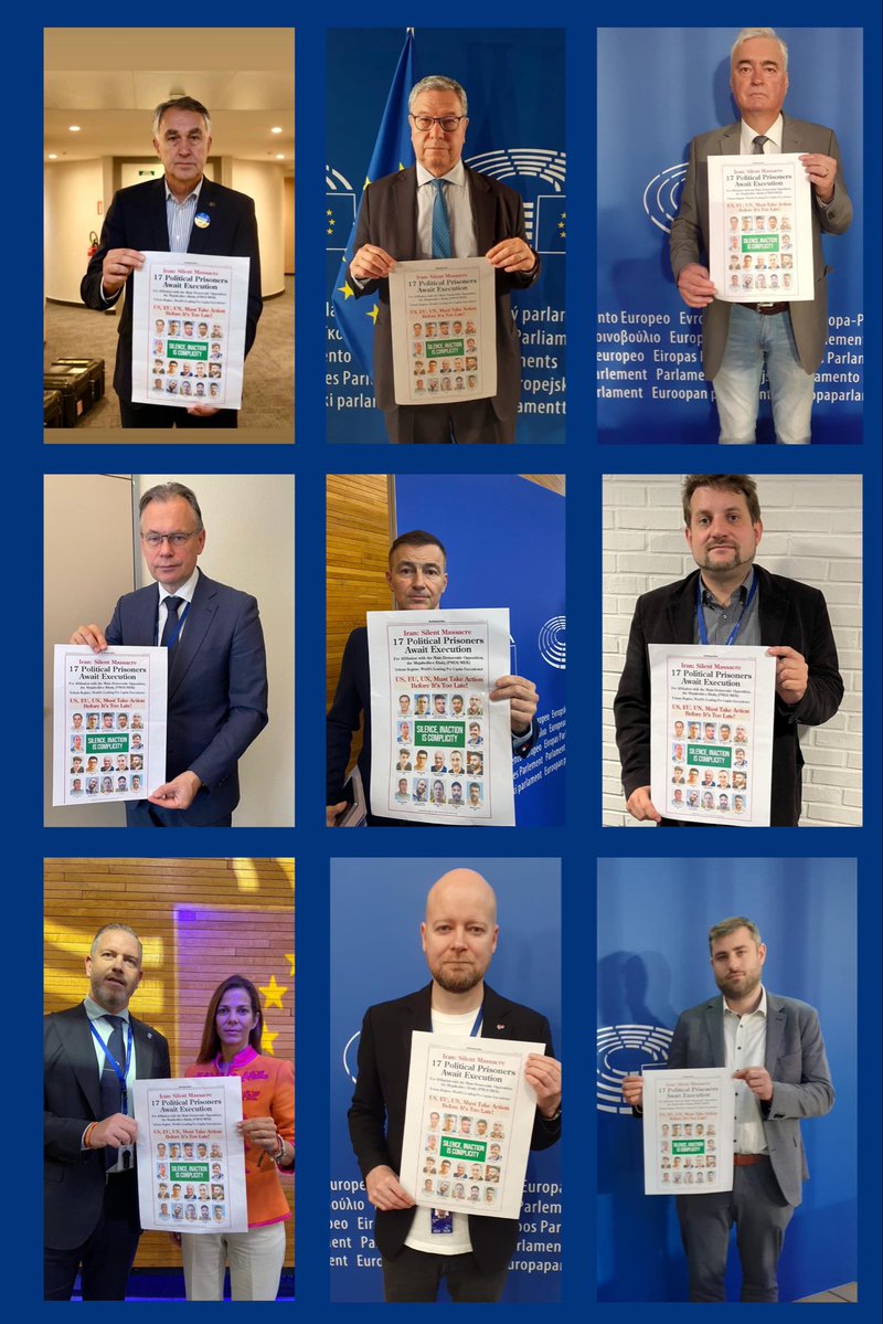 A collective call from MEPs to #StopExecutionsInIran

Iran: 17 Political Prisoners Await Execution For Affiliation with the Main Democratic  Opposition 

Tehran Regime, World's Leading Per Capita Executioner

US, EU, UN, Must Take Action Before It's Too Late!
