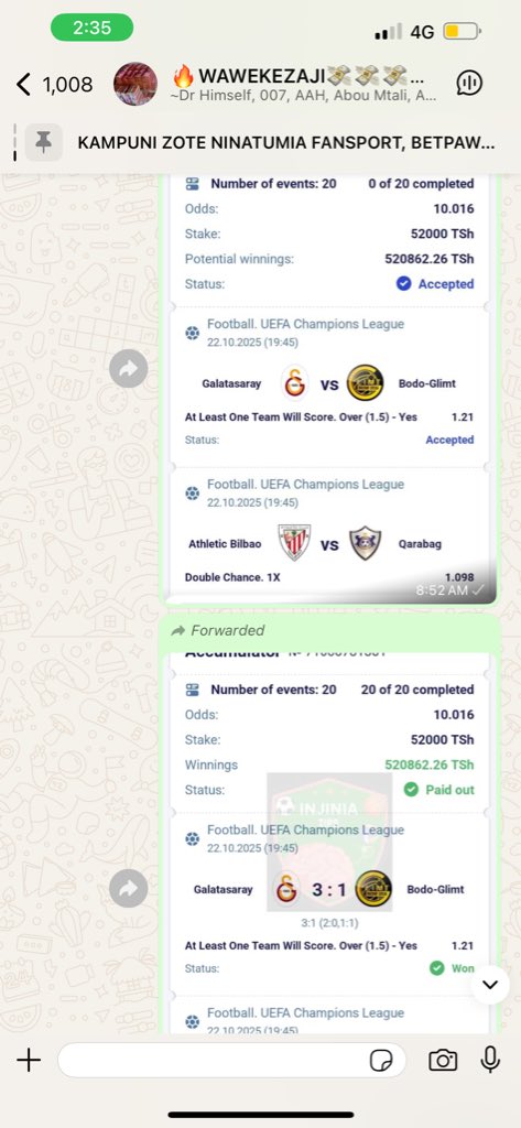 #Repost💥;
(5+ Millions paid out ; BETPAWA, SPORTYBET, FANSPORT &amp; PARIPESA SLIPS)📌

JANA BOOOMMMMSSS!!!🔥🔥🔥🔥🔥✅✅✅✅✅✅✅✅✅✅✅✅✅✅✅✅✅✅✅✅✅✅✅✅✅✅✅✅✅✅💰💰💰💰💰💰💰💰💰💰💰💰💰💰

KUJISAJILI(Register👇)FANSPORT📌
Reg👉 : rb.gy/152i5i
PROMOCODE :
