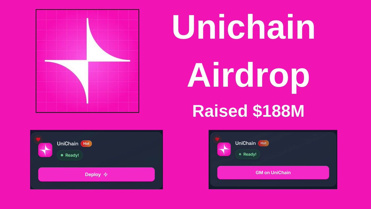 🪂 UniChain 空投任務清單來了！

想拿獎勵？照著這份清單一步步做就對了👇

💰 $200 獎勵活動（每人可贏 100 USDC）
🔗 app.layer3.xyz/activations/un…

🌉 橋接任務（Bridge）
🔗 onchaingm.com/bridge

🧱 部署合約（Contract Deploy）
🔗 onchaingm.com/deploy

🎨 NFT 鑄造（Mint NFT）
🔗