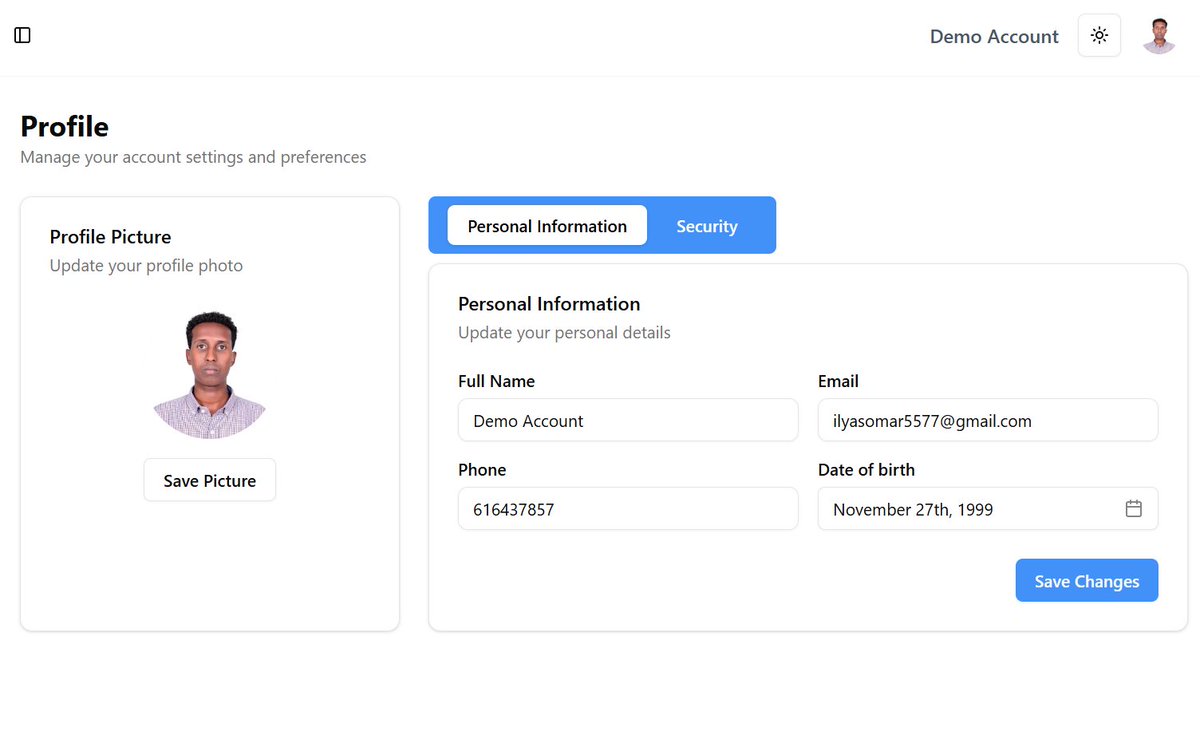 ilyashaile's tweet image. 💥 After weeks of coding and debugging, I finally finished Finexa!
A modern finance tracker built with Next.js 15, TypeScript, TailwindCSS, Shadcn/UI, Prisma, and NeonDB 
💰 Track income, expenses, loans &amp; receivables, all in one clean dashboard.
#Nextjs #TypeScript #React