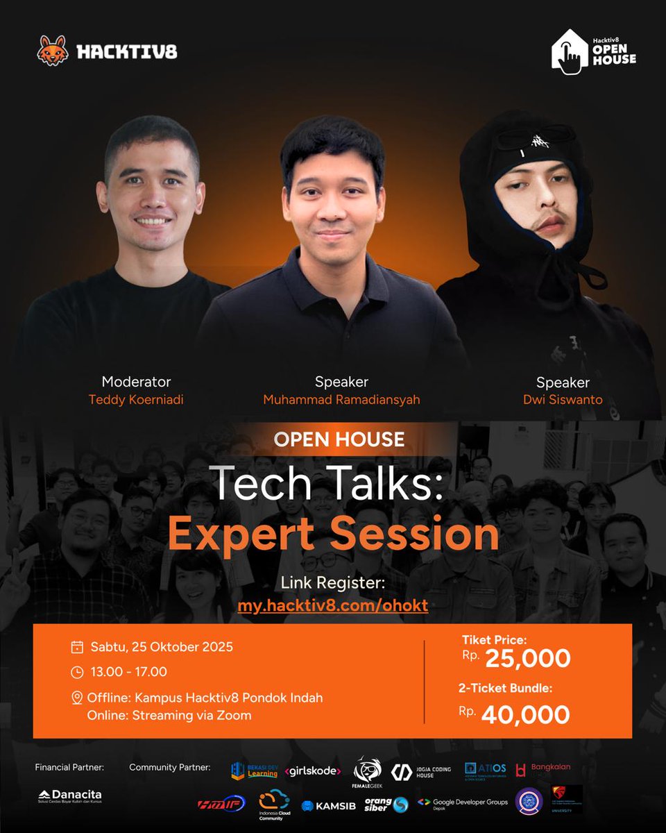 grafisity's tweet image. Tech makin canggih, tapi ancamannya juga makin nyata. Kamu siap belajar hal yang paling dibutuhin sekarang — AI & Cybersecurity?