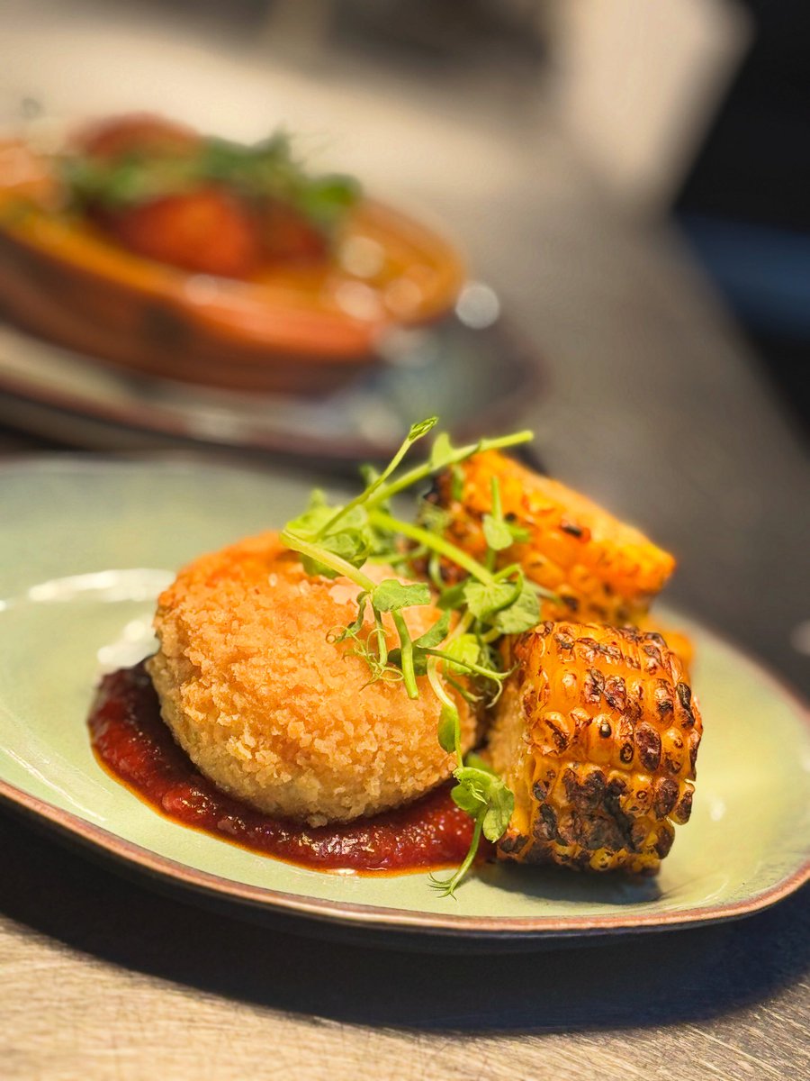 Open from 1pm till late ✨ Try our Cajun Chicken &amp; Sweetcorn Croquette with Spiced Tomato Jam and Charred Corn on the Cob 🌽🔥 P.S. our All-Day Early Bird from €24.95 is on 🤗 #LouthChat #No3Collon