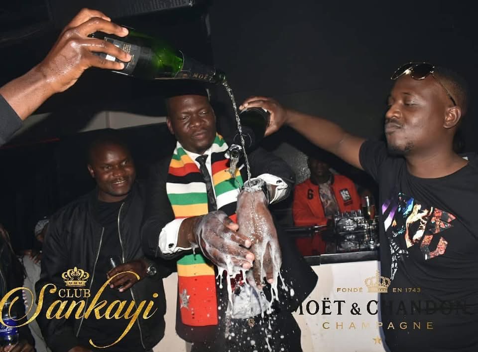 KingJayZim's tweet photo. They popped US$4000 champagne and washed their hands with it . They stole millions while rural families waited for goats that never came. 💔

Mike Chimombe and Moses Mpofu thought they were business moguls,but they were just thieves in suits, robbing the poor and flaunting it like success.

This is why nobody has empathy for criminals who masquerade as “entrepreneurs,” poisoning the minds of the youth and glamourising corruption.
Let this be a reminder, crime doesn’t pay ,it only delays karma.