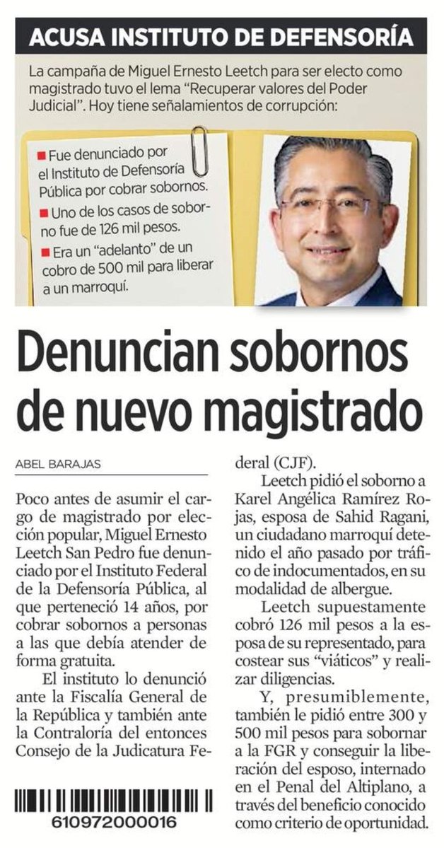 Melissa_Bely's tweet image. &quot;El pueblo no se equívoca... con los nuevos jueces ya no habrá CORRUPCIÓN&quot;

Dijo Claudia Sheinbaum

3 Doritos después...

Un nuevo juez del acordeón le pidió un soborno a la esposa de un marroquí de...
¡ 126 mil pesos por LIBERARLO !

¡ Y solo era un adelanto !

Disfruten..